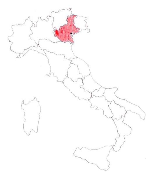cartina dell' Italia